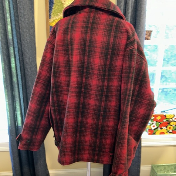 NWT WOOLRICH red black plaid jacket mens - Picture 6 of 10